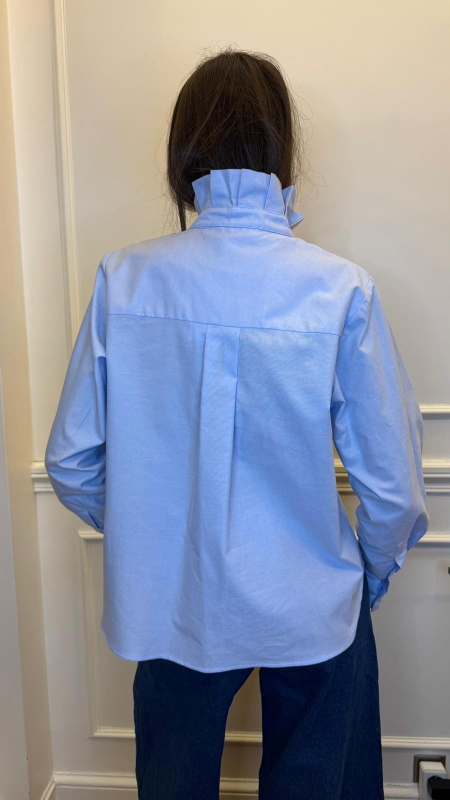 Chemise Flore bleue