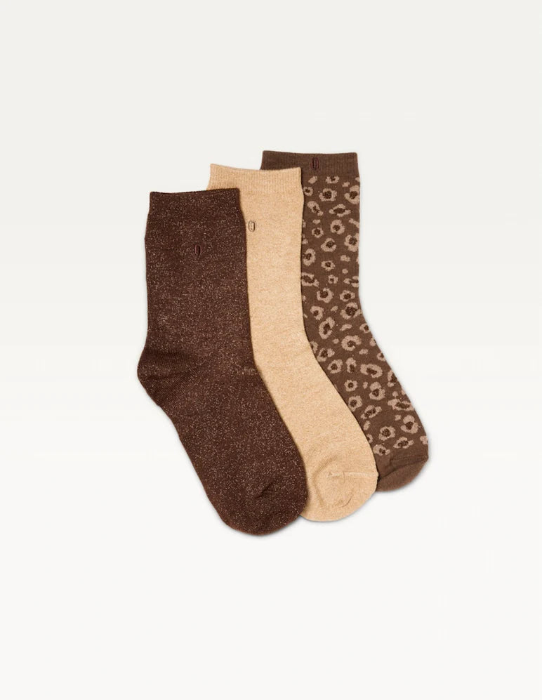ODAJE Pack de 3 chaussettes