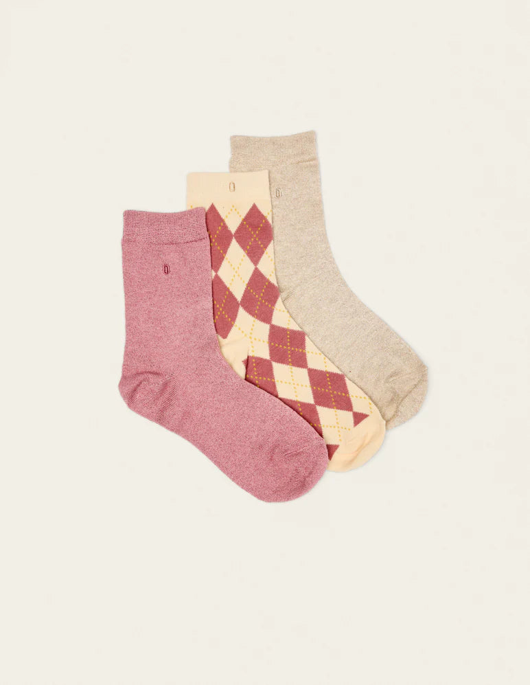 ODAJE Pack 3 chaussettes