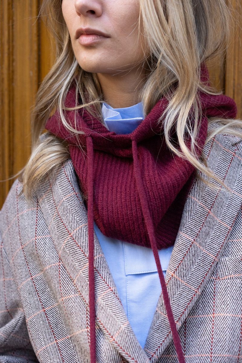 Cagoule bordeaux