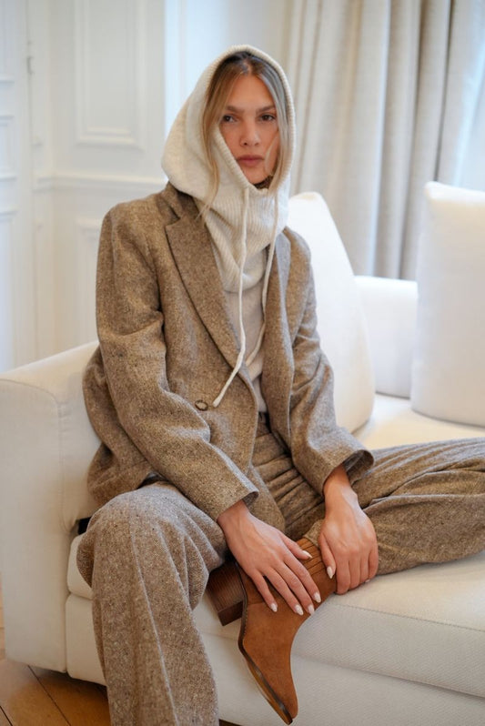 Cagoule écru