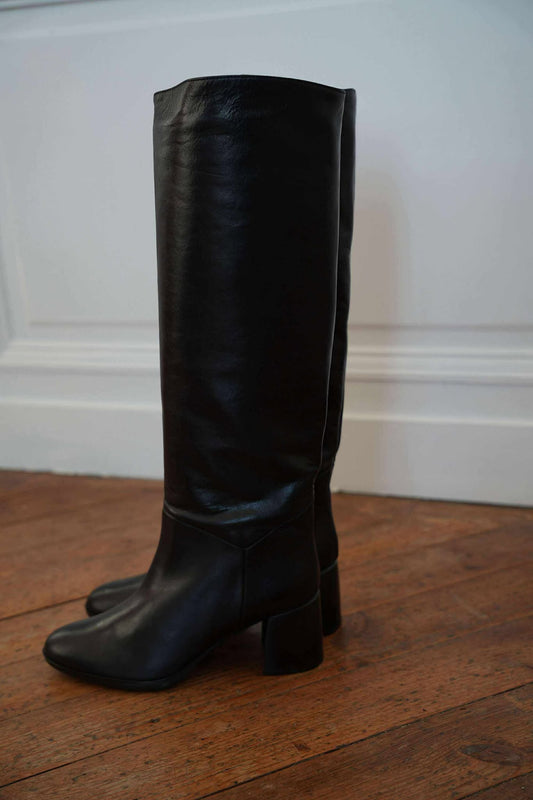 Sofia Costa SC1649 cuir noir
