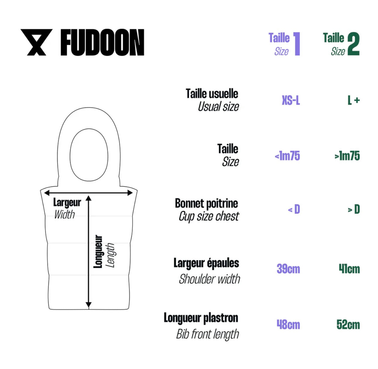 Fudoon capuche noire intérieur polaire