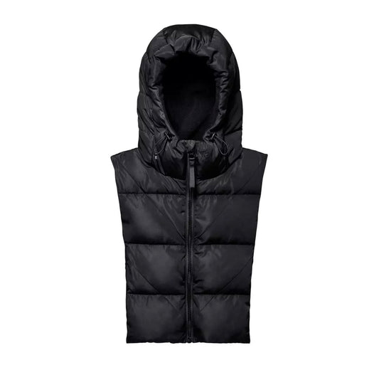 Fudoon capuche noire intérieur polaire