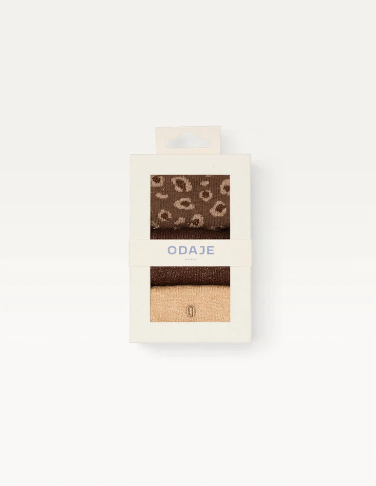 ODAJE Pack de 3 chaussettes