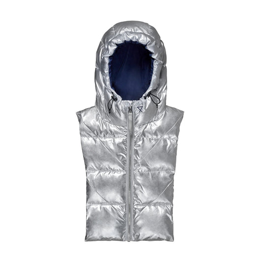 Fudoon capuche argent-marine