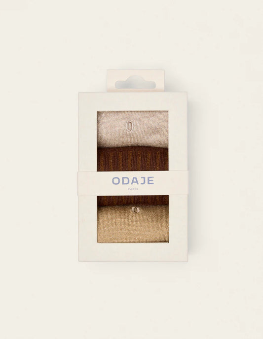 ODAJE Pack de 3 chaussettes