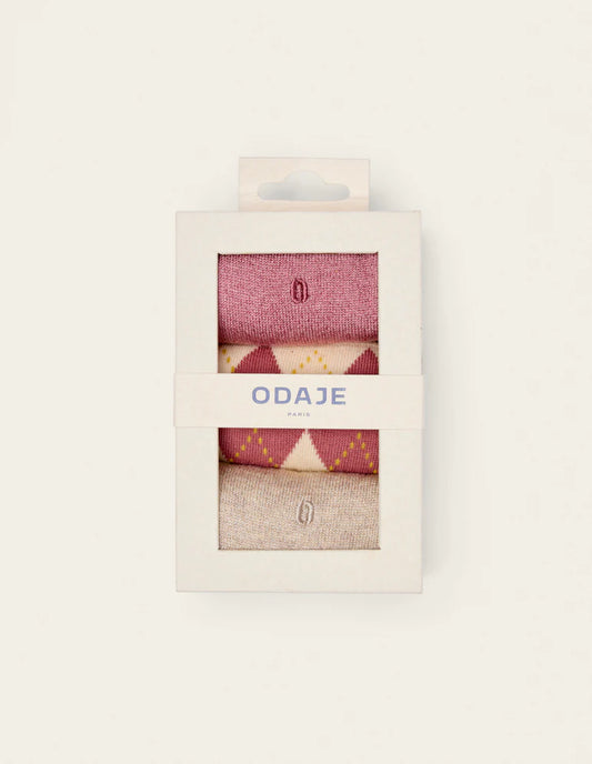 ODAJE Pack 3 chaussettes
