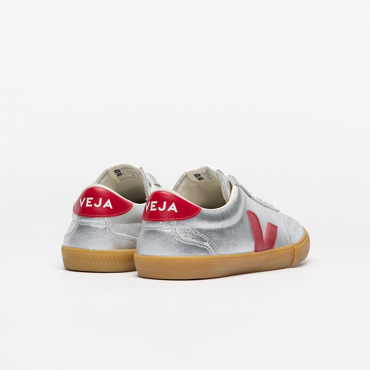 Veja Volley leather silver