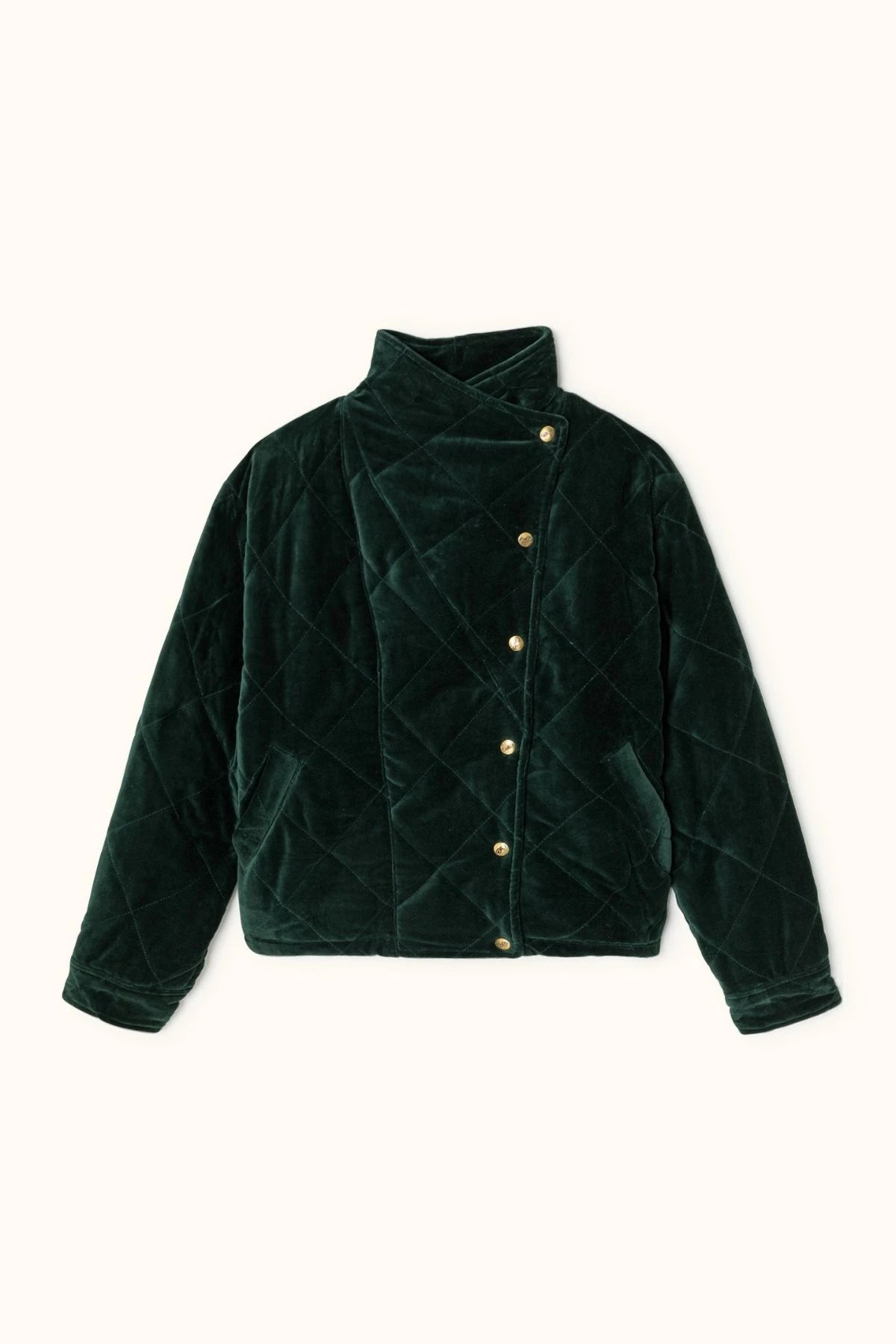 Apaches Collections Veste Kapur velours lisse forest